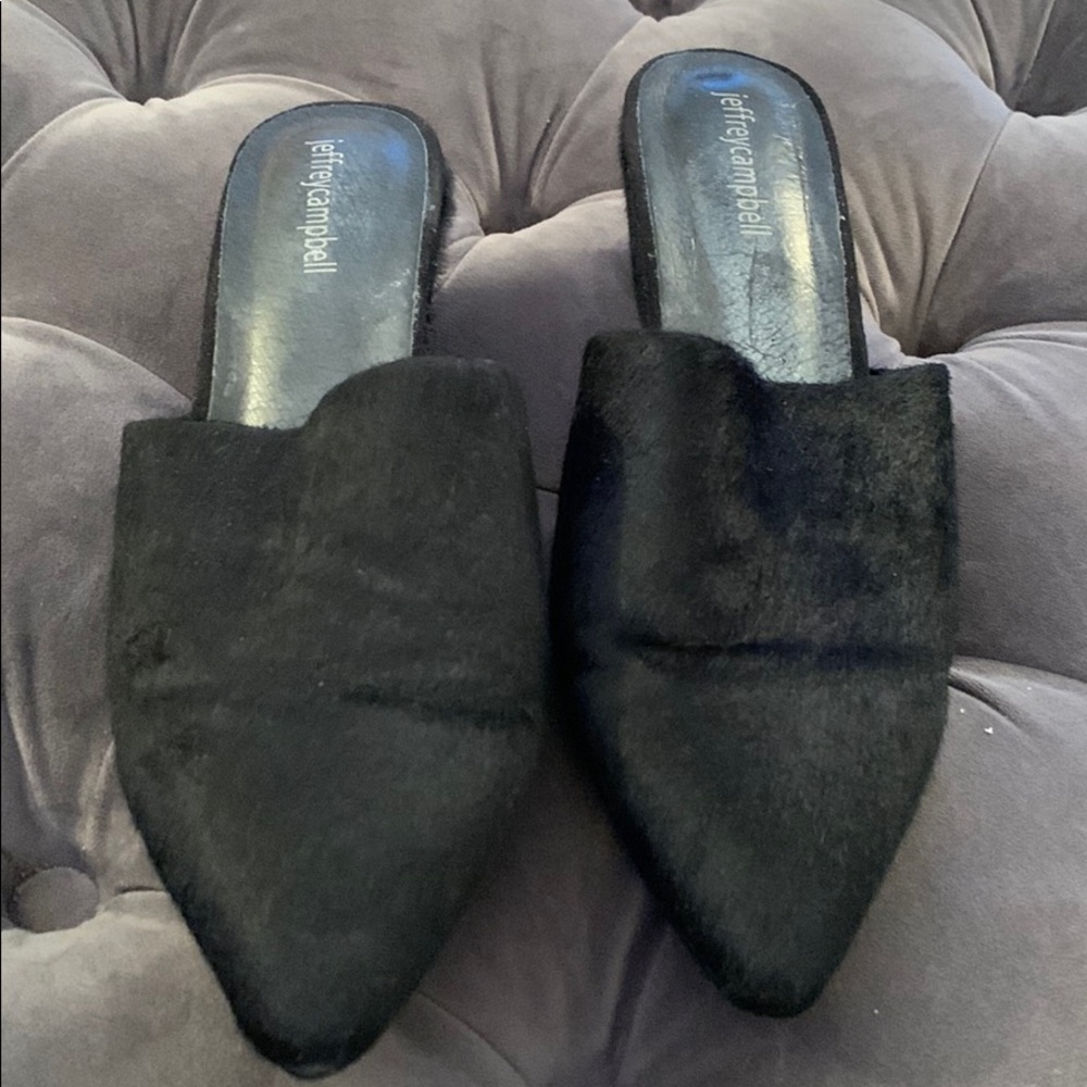 Jeffrey Campbell Black pony hair sz 8.5